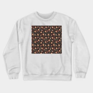 Apple Pie Floral Pattern Crewneck Sweatshirt